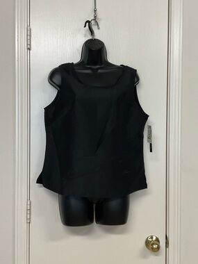 Scott Taylor Classic Black Scoop Neck Tank Top